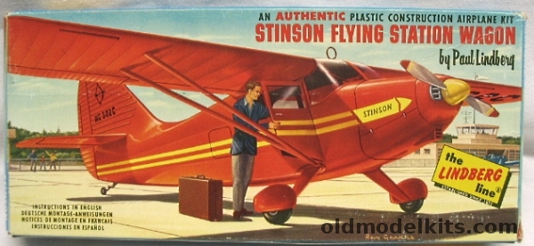Lindberg 1/48 Stinson Flying Station Wagon, 476-39 plastic model kit